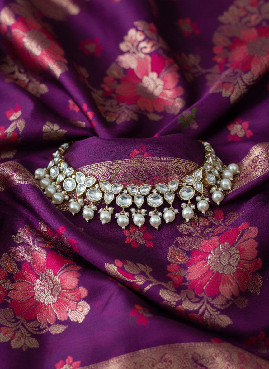 Amrapali Pearl Diadem