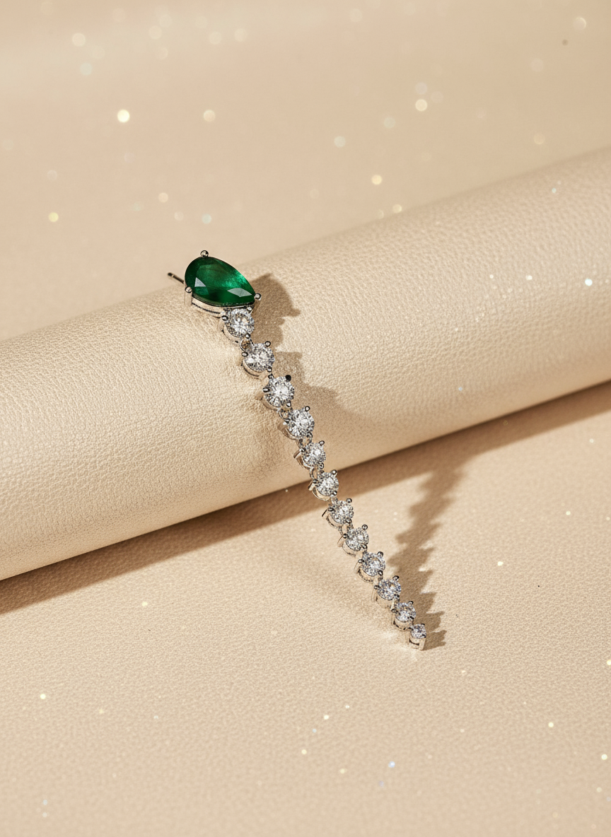 Aranya Prism Green Necklace