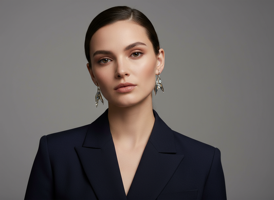 Auréla Leaf Drops Silver/Gold