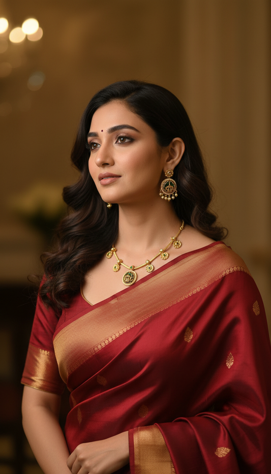 Devanshi Emerald Set