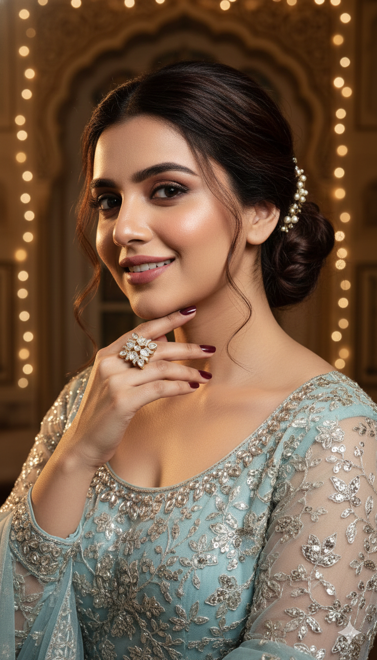 Polki Radiance Adjustable Ring