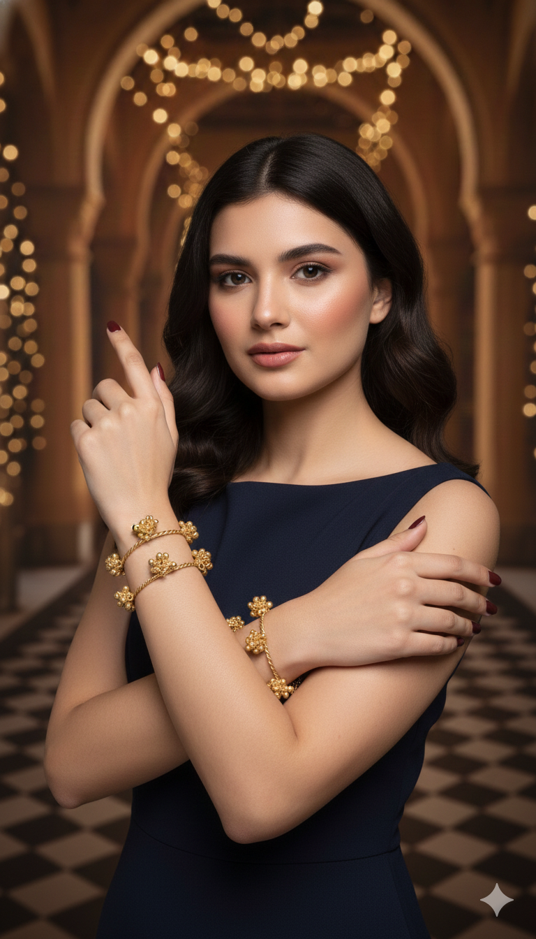 Gulmarg Gold Bloom Kada