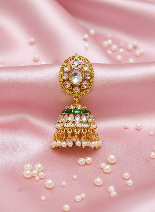 Kanika Kundan Pearl Set