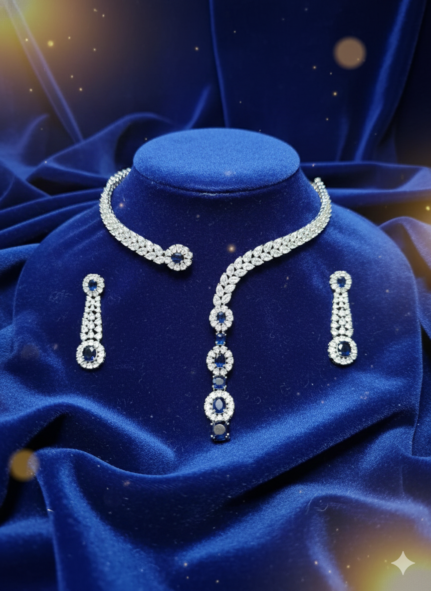 Myra Sapphire Luxe Set