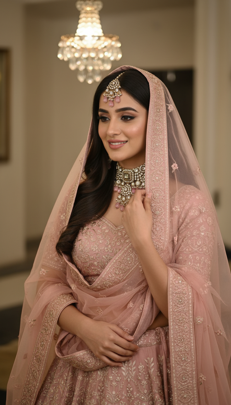 Aarika Blush Majesty Kundan Set