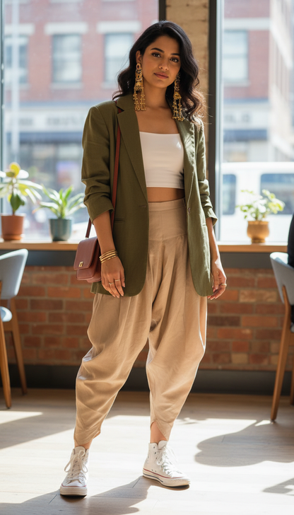 Aariza Kashmiri Royal Earrings (Ruby)