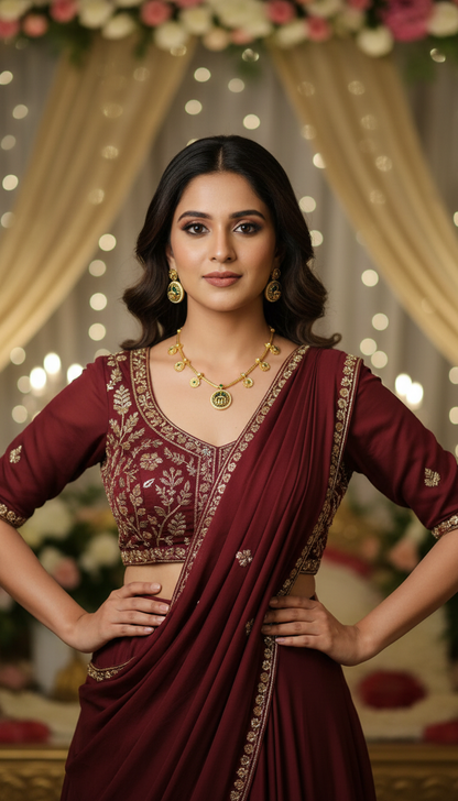 Devanshi Emerald Set