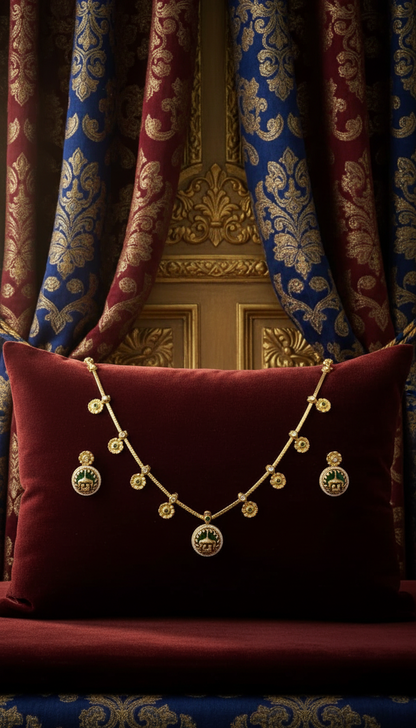 Devanshi Emerald Set