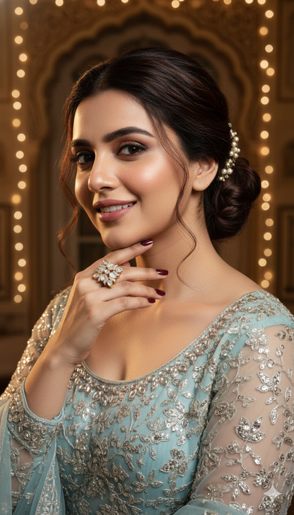 Polki Radiance Adjustable Ring