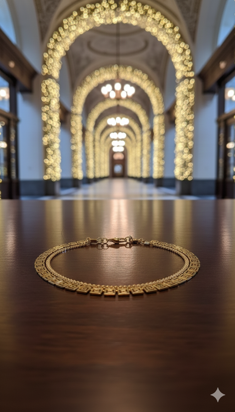 Golden Maze Bracelet