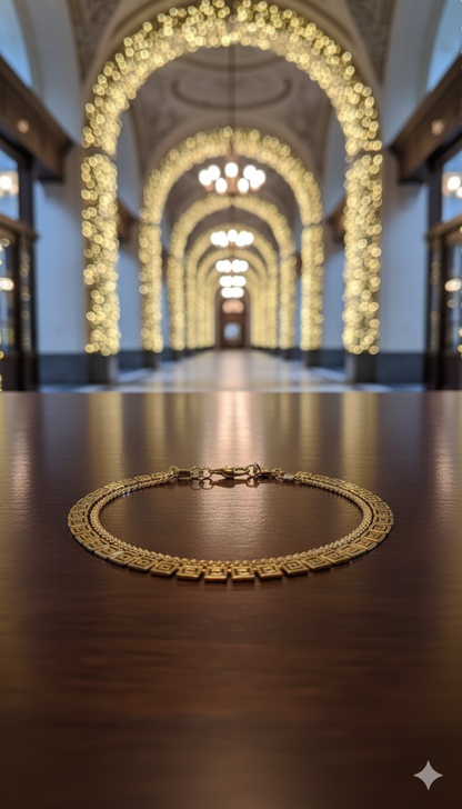 Golden Maze Bracelet