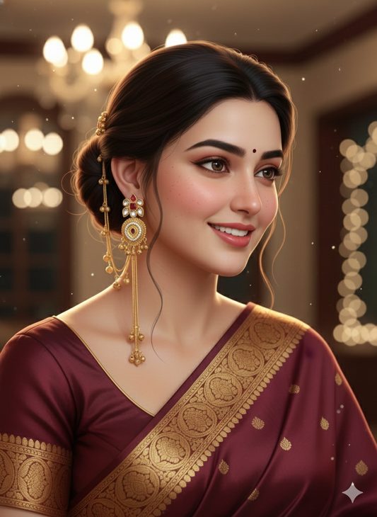 Kashmiri Jhoomar Earrings