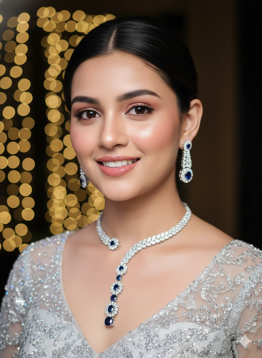 Myra Sapphire Luxe Set