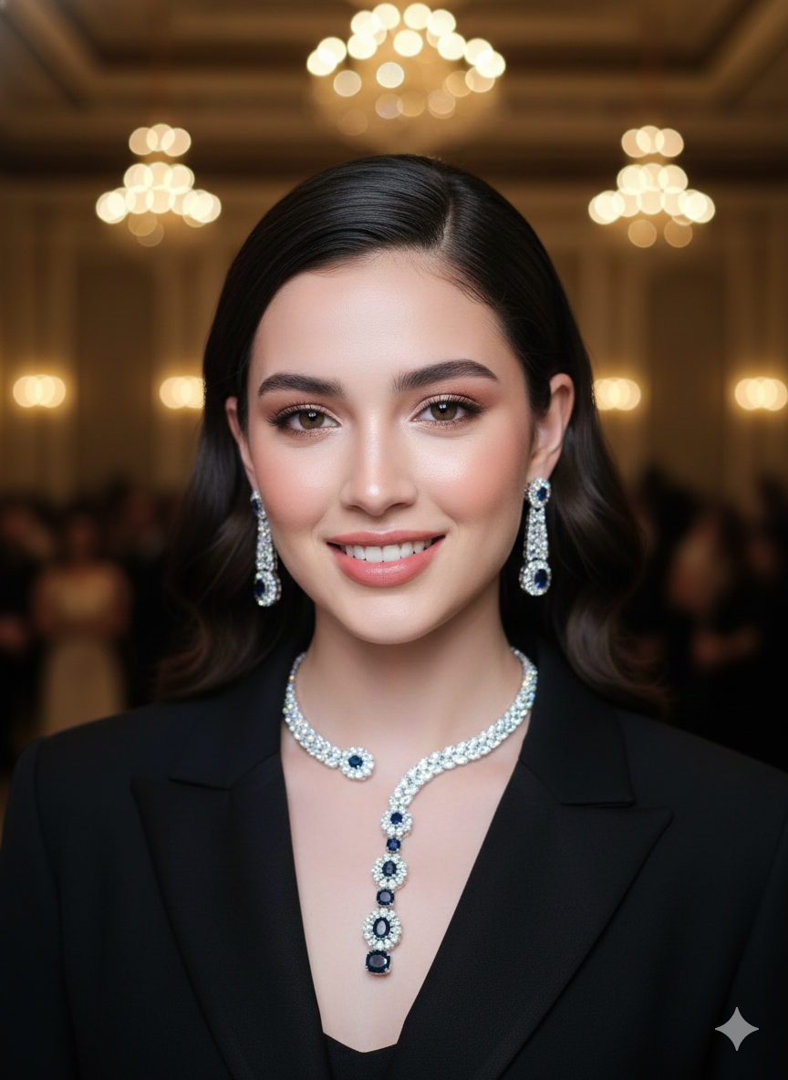 Myra Sapphire Luxe Set