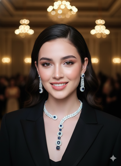 Myra Sapphire Luxe Set