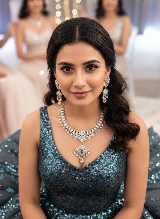 Padma Nikhar Kundan Necklace