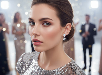Raindrop elegance earring