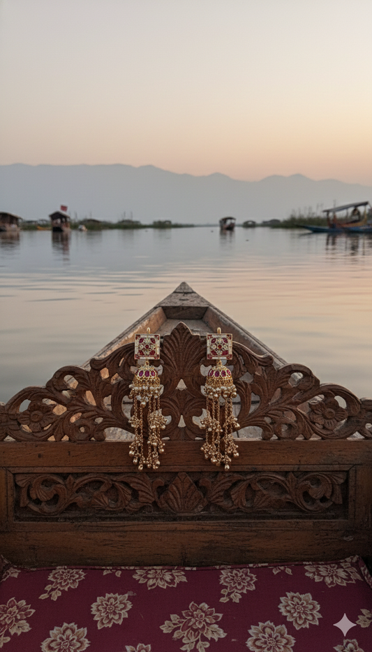 Ruhani Ruby Heritage Earrings