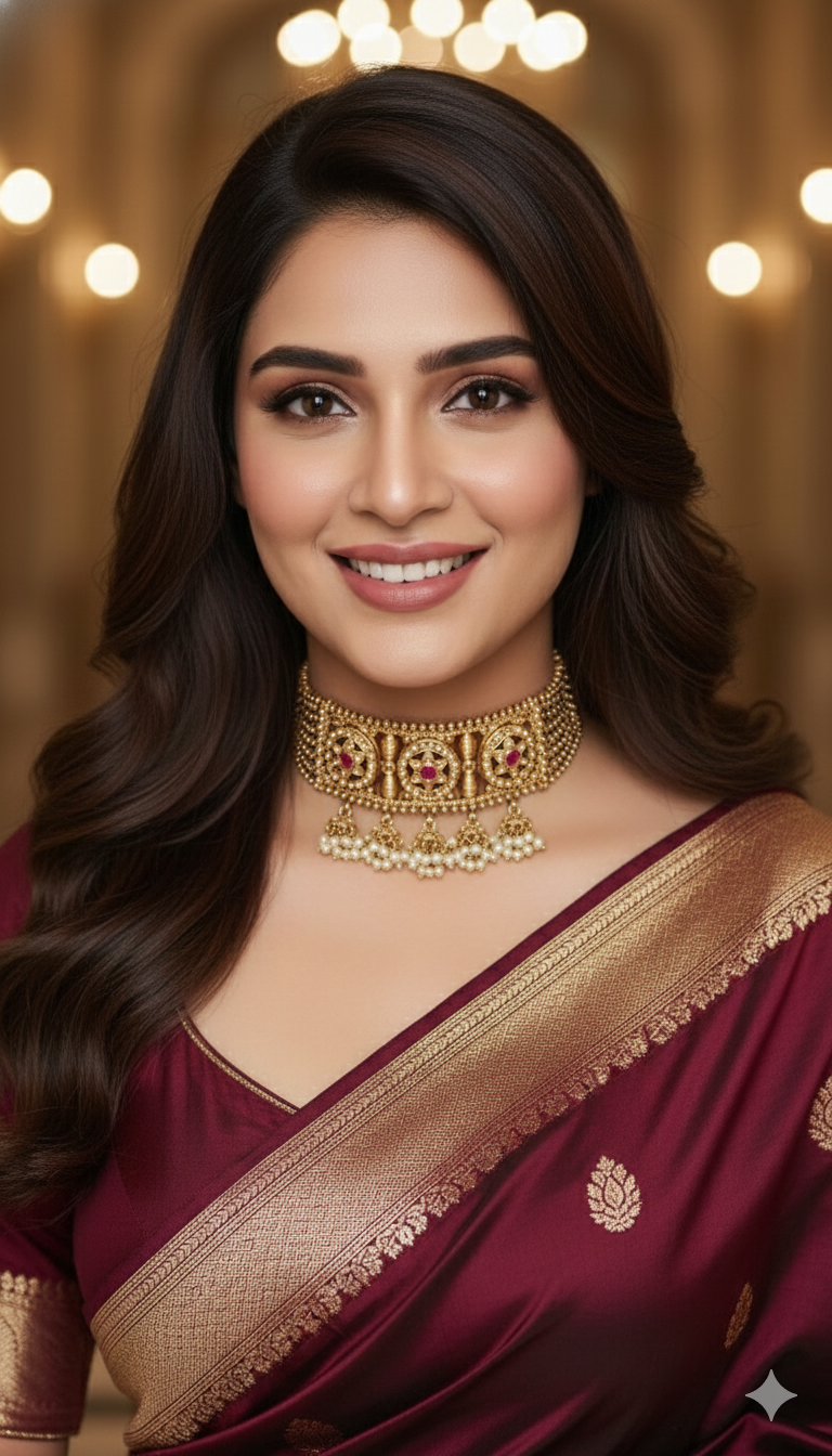 Vamika Antique Bloom Choker