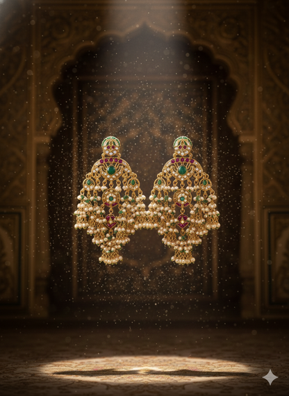 Crown Of Kashmir Earrings
